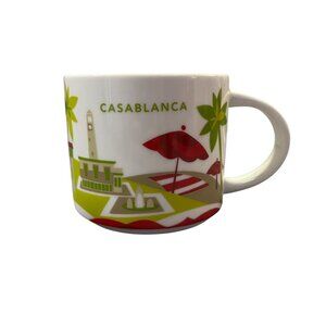 Starbucks You Are Here Casablanca Morocco Mug 14oz 2023 Used